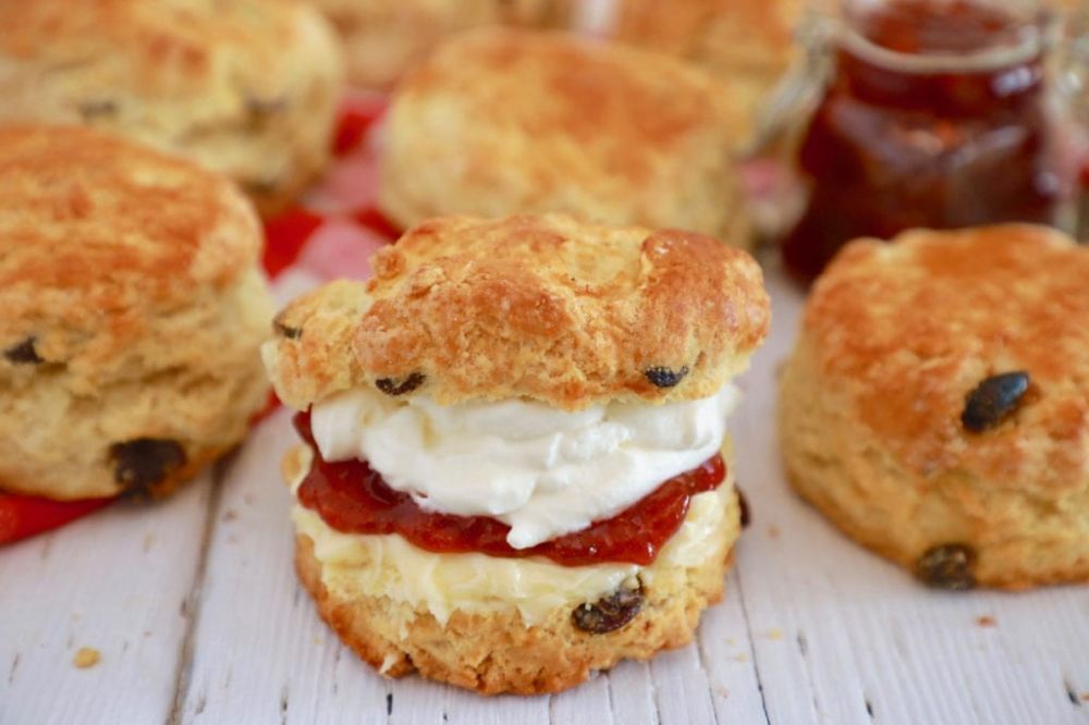 Raisin / Sultan Scone with Jam and Cream